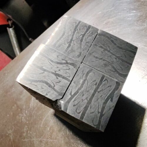 damas, lame damas mosaïque, stage forge, découverete forge, forge dept 59, hauts de france, fenain, région nord, couteau pliant, couteau droit, liner-lock, piémontais, 2 clous